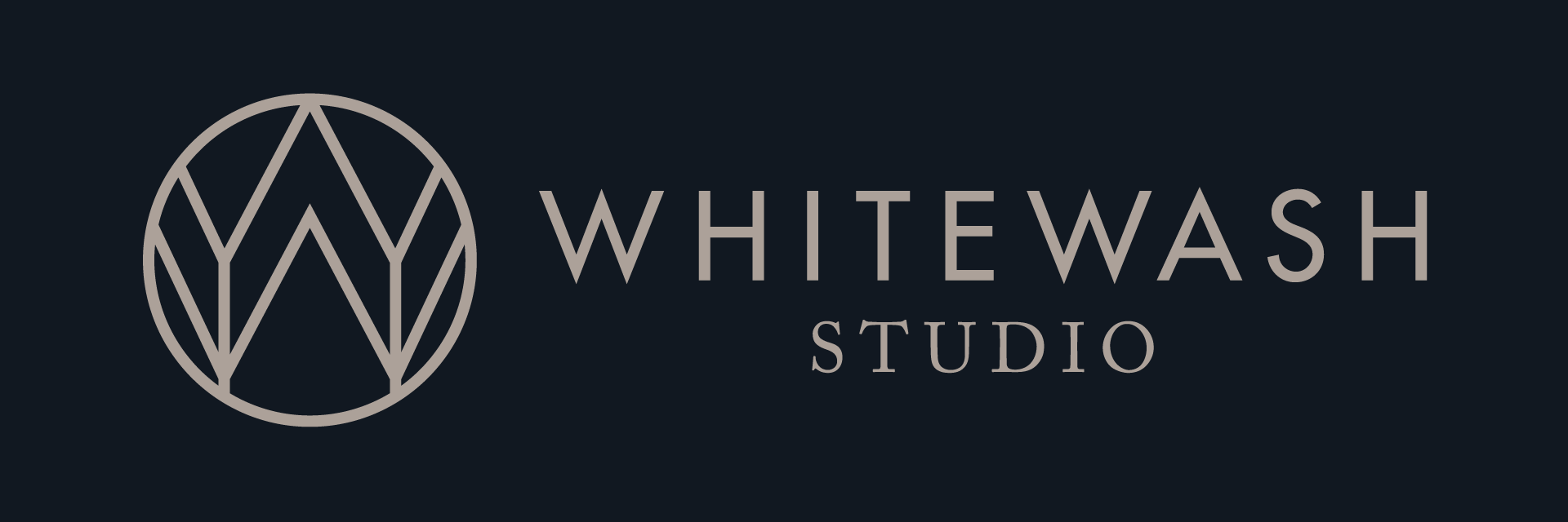 Whitewash Studio Horizontal Logo