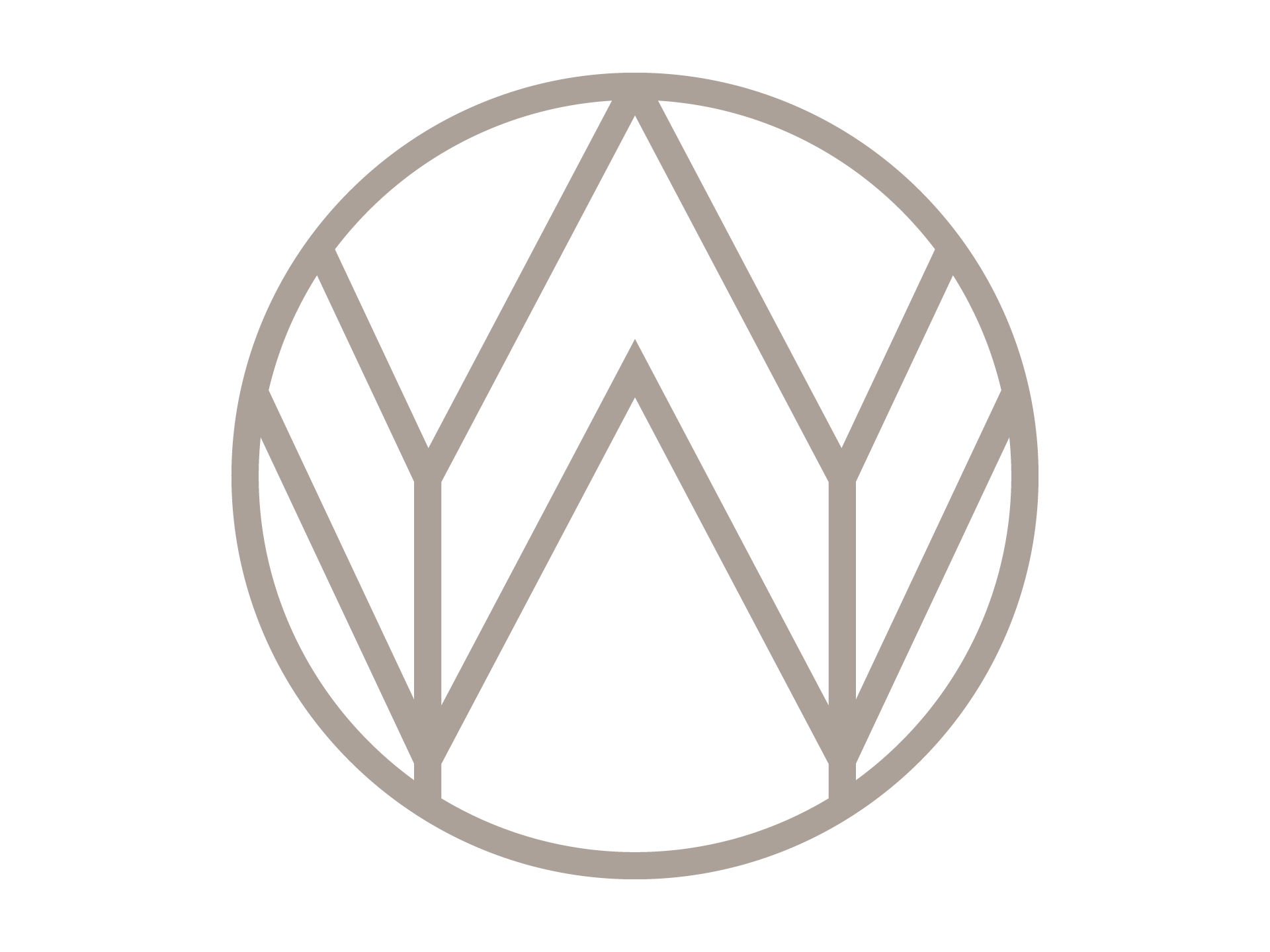 Whitewash Studio Logo Mark – Warm Gray