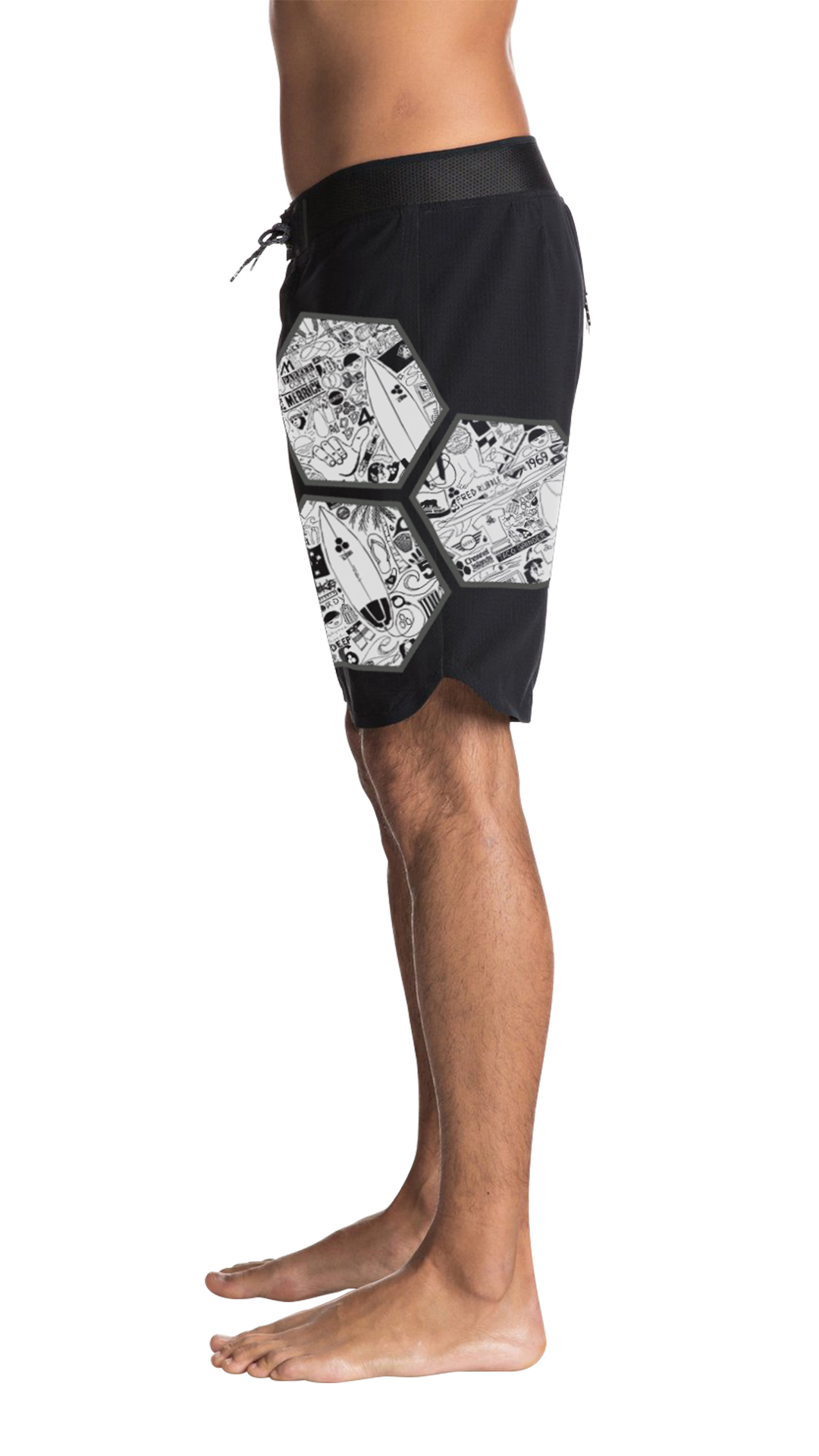 Channel Islands Surfboards Iconoflage Black Shorts